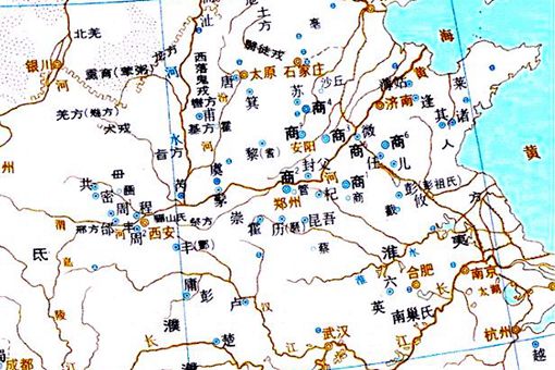 商朝版图面积有多大 奠定了如今我国地图吗